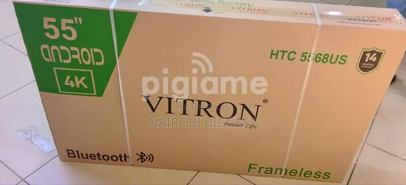 Vitron 55" Amazing Uhd Frameless Television
