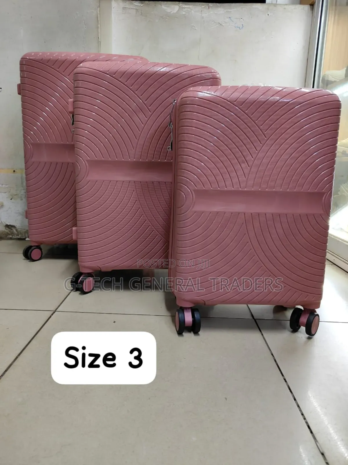 Size 3 Luxurious Unbreakable 3in1 Rubber Suitcase