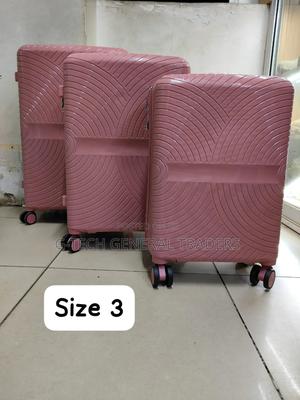 Size 3 Luxurious Unbreakable 3in1 Rubber Suitcase - thumbnail 2