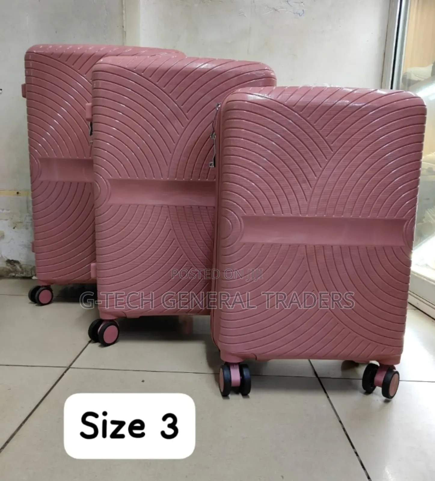 Size 3 Luxurious Unbreakable 3in1 Rubber Suitcase
