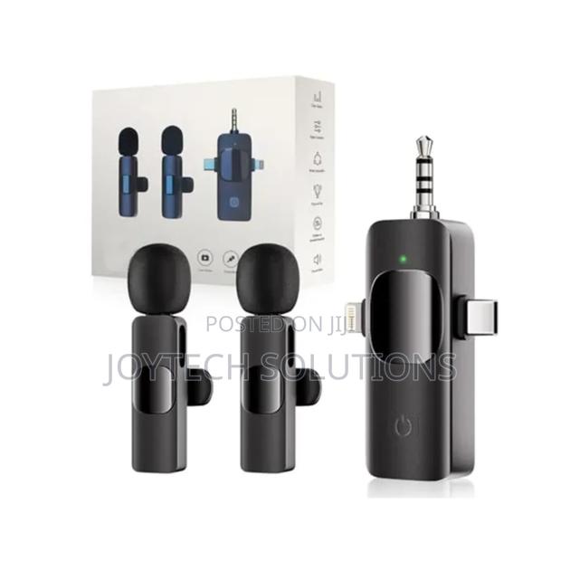 Karaoke Wireless Microphone Clip-on 3in1 Lavalier Mic