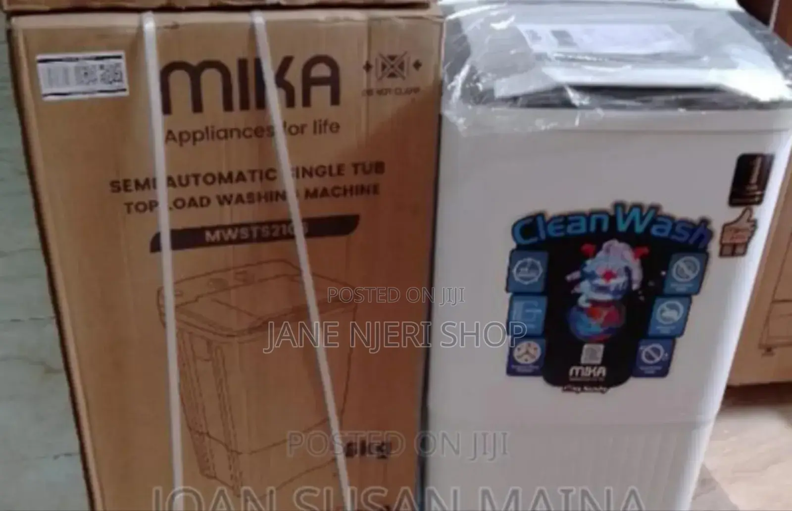 Mika 6kgs Washing Machine Single Tub