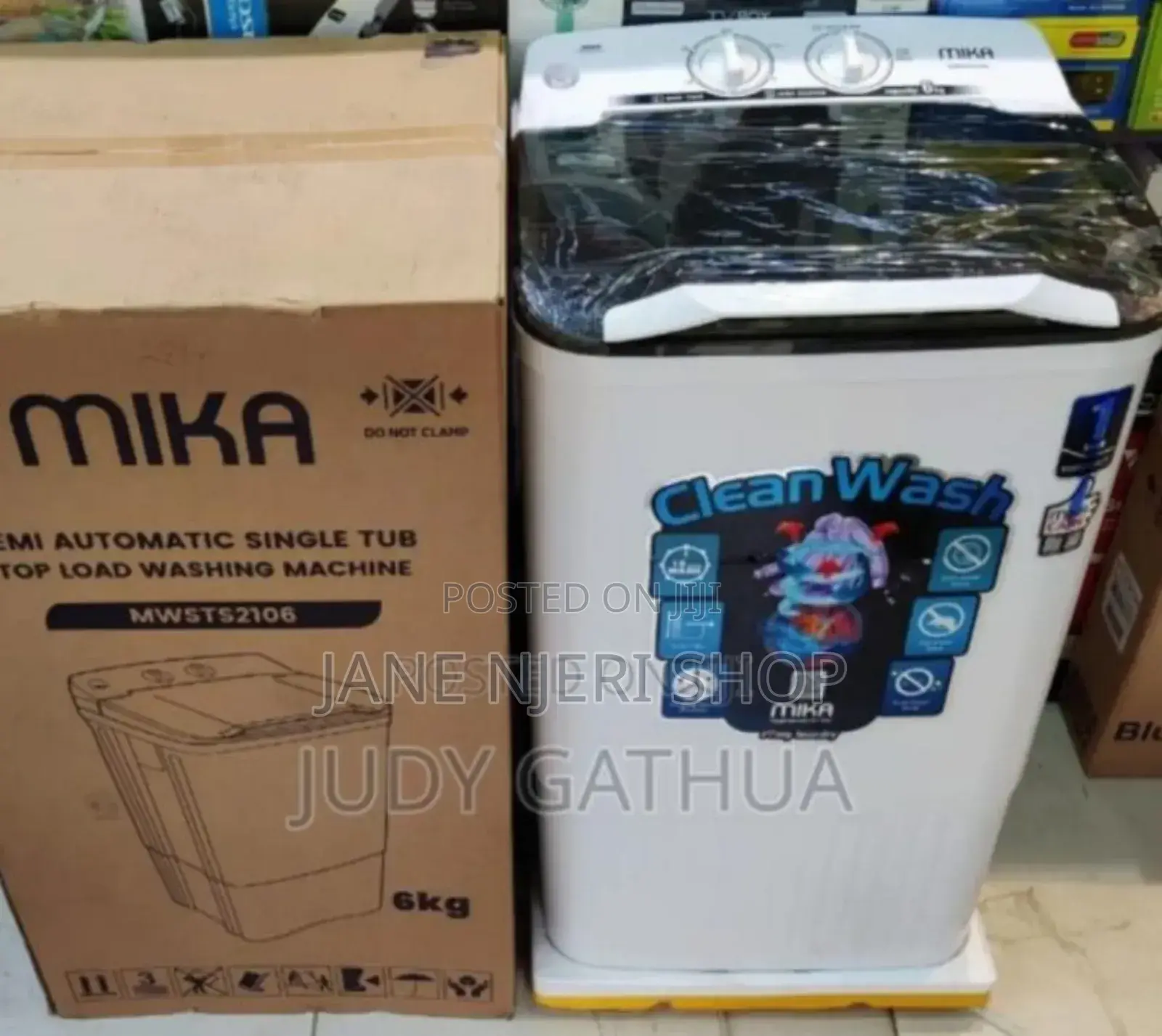 Single Tub Mika Washing Machine6kgs