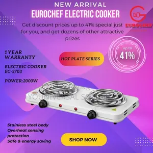 Eurochef Double Coil Electric Cooker