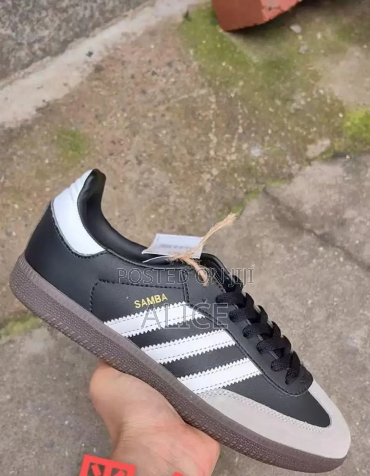 Adidas Samba(Original) Black/White/Green Size 37-45