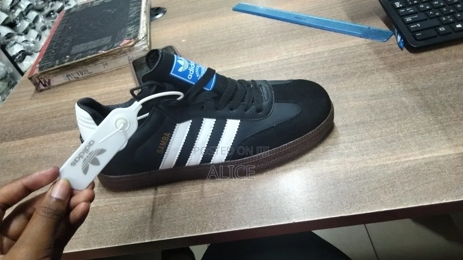 Adidas Samba(Original) Black/White/Green Size 37-45