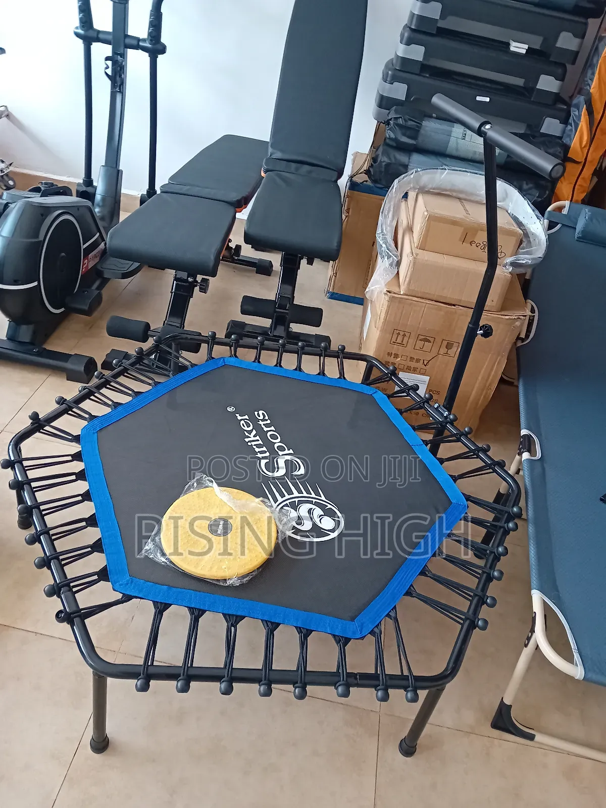 Indoor Hexagonal Mini Trampoline