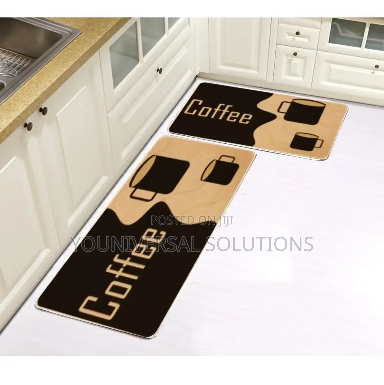 * RUBBER Kitchen Mats 2pcs Kitchen Mat