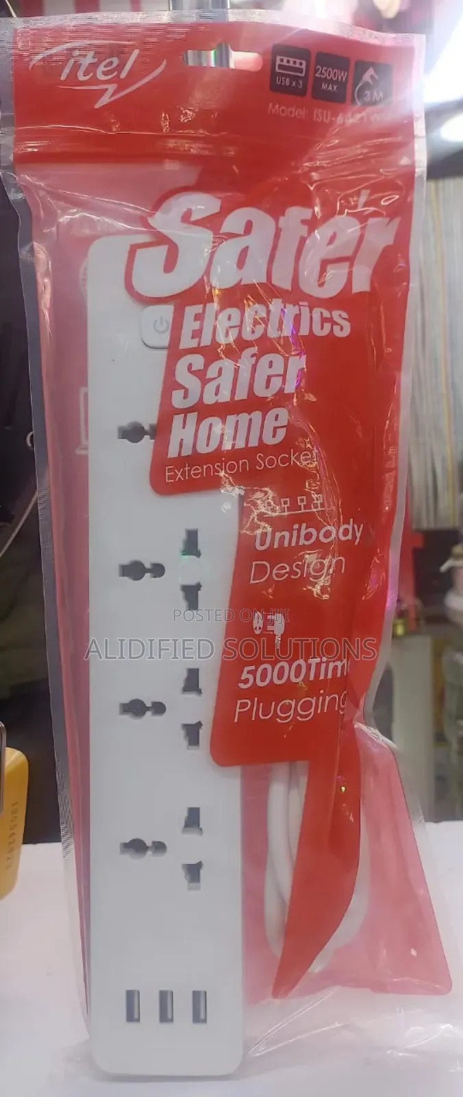 4way Extension With Usb Port