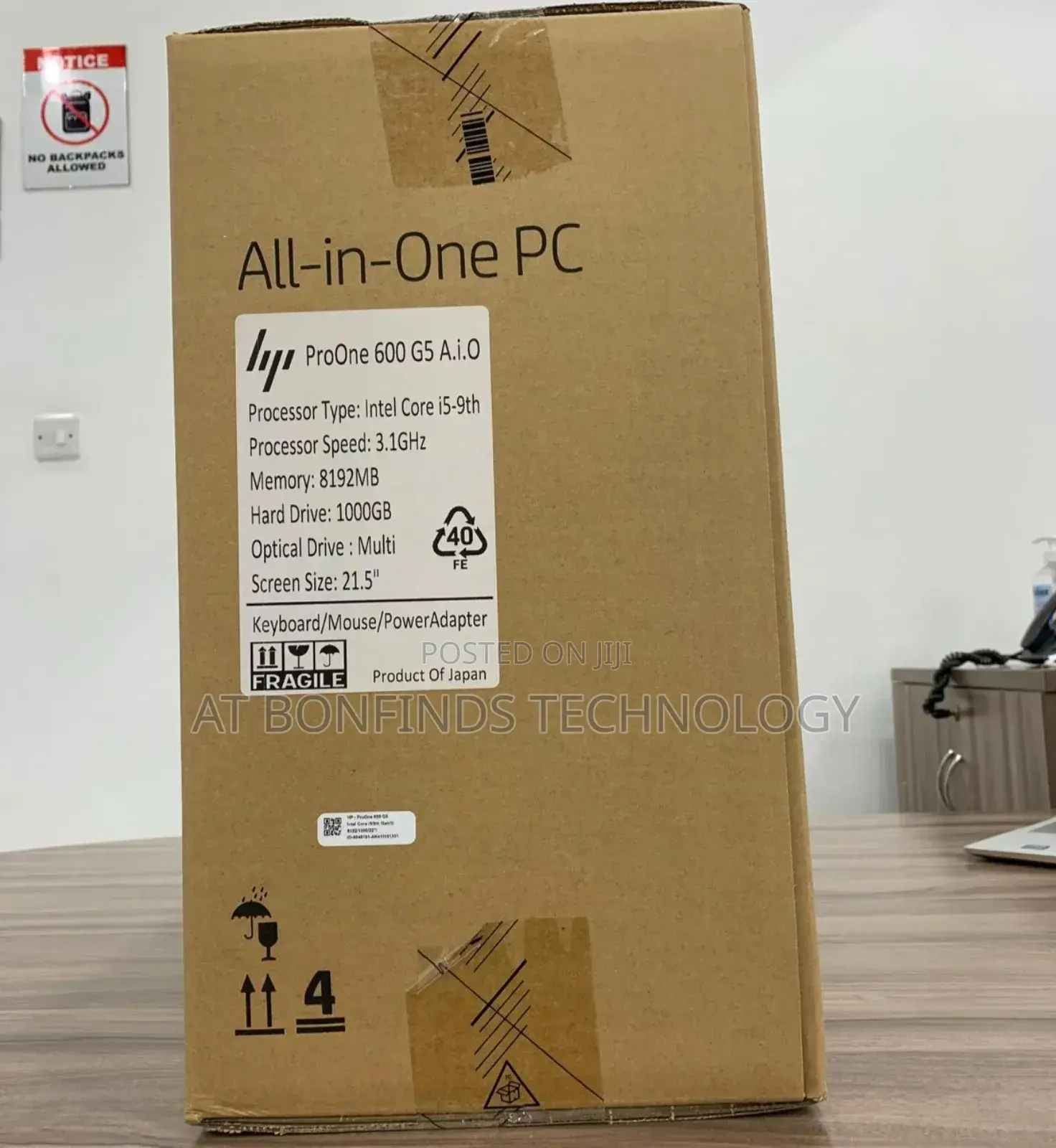 New Desktop Computer HP ProDesk 600 G5 8GB Intel Core I5 HDD 1T