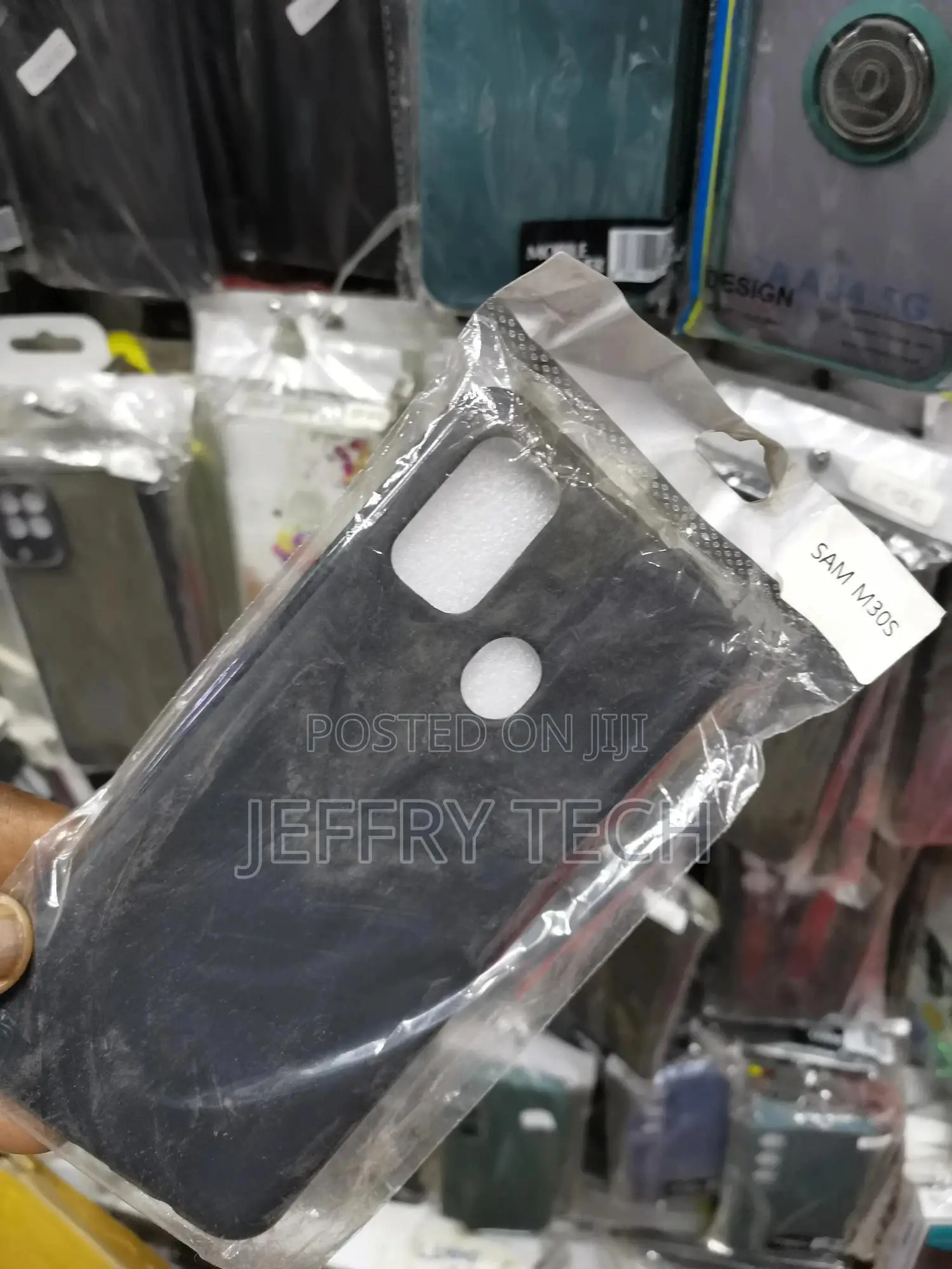Samsung Galaxy M30S Soft Silicone Case Back Cover-black