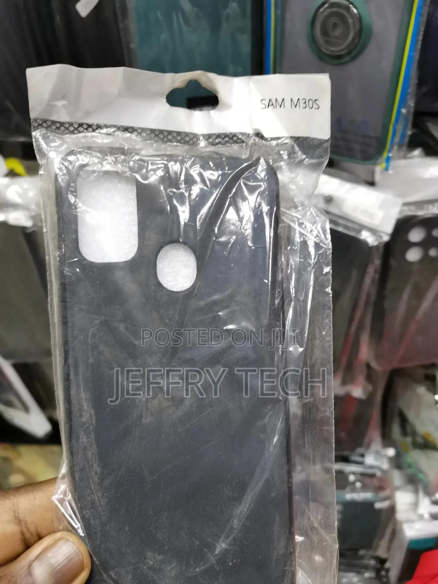 Samsung Galaxy M30S Soft Silicone Case Back Cover-black