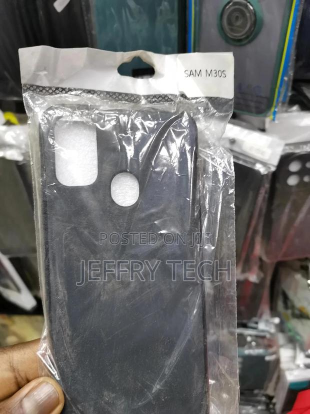 Samsung Galaxy M30S Soft Silicone Case Back Cover-black - thumbnail 3