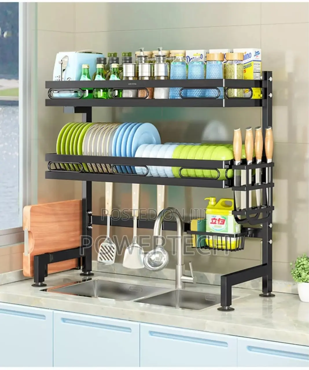 Double Over the Sink Dish Drainer