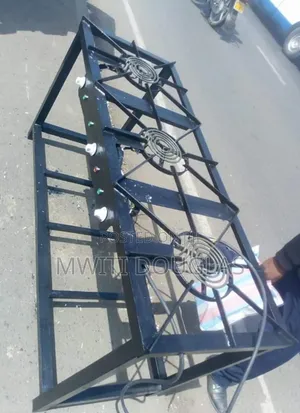 Three Elements Mild Steel Three Burner Gas Cooker