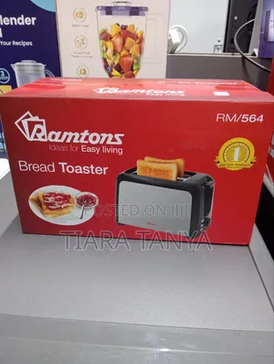Ramtons Rm/564 2 Slice Pop Up Toaster Stainless Steel