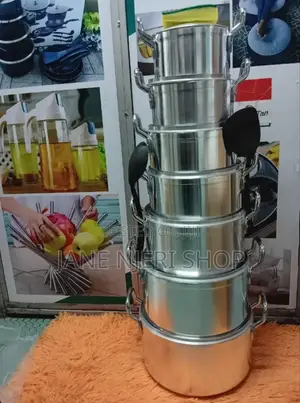 Tornado TC 14 PCS Stainless Steel Cooking Pot Set