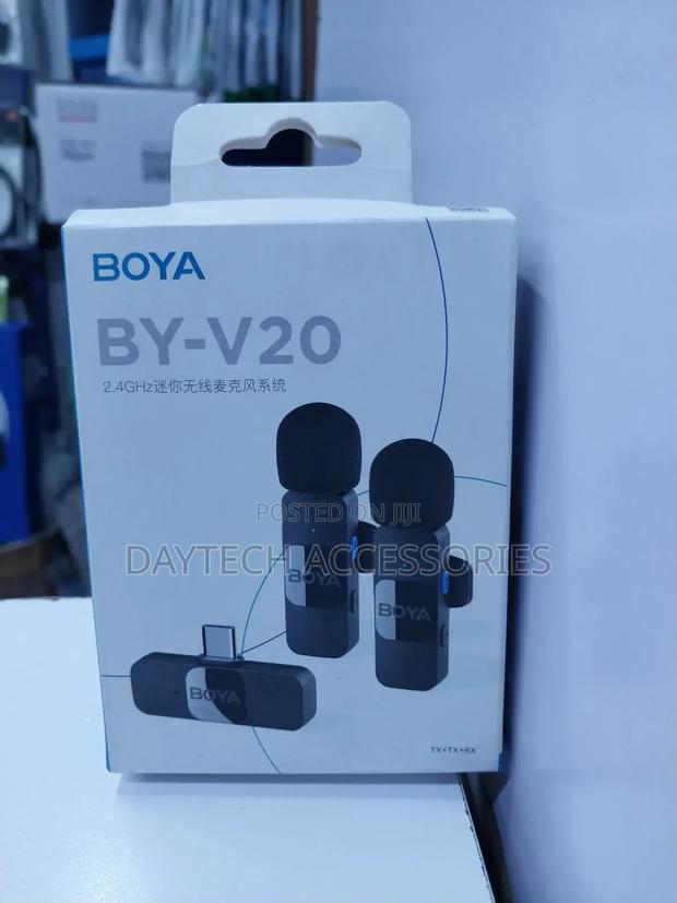 Boya by-V20 Wireles Microphone Mini Lapel Mic for Smartphone - main view