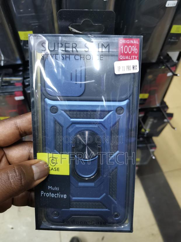 Camshield Hard Case for iPhone 11 Pro Max With Ring -Bllue - main view