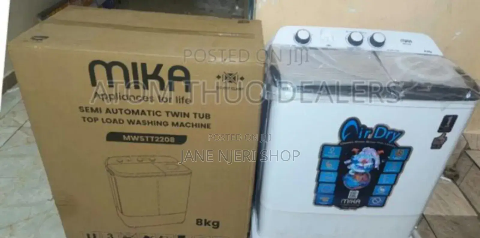 Brand New 8kgs Mika Washing Machine