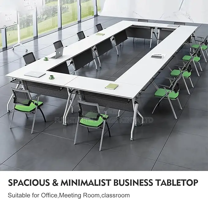 Office Table: Flip Top Mobile Training Table