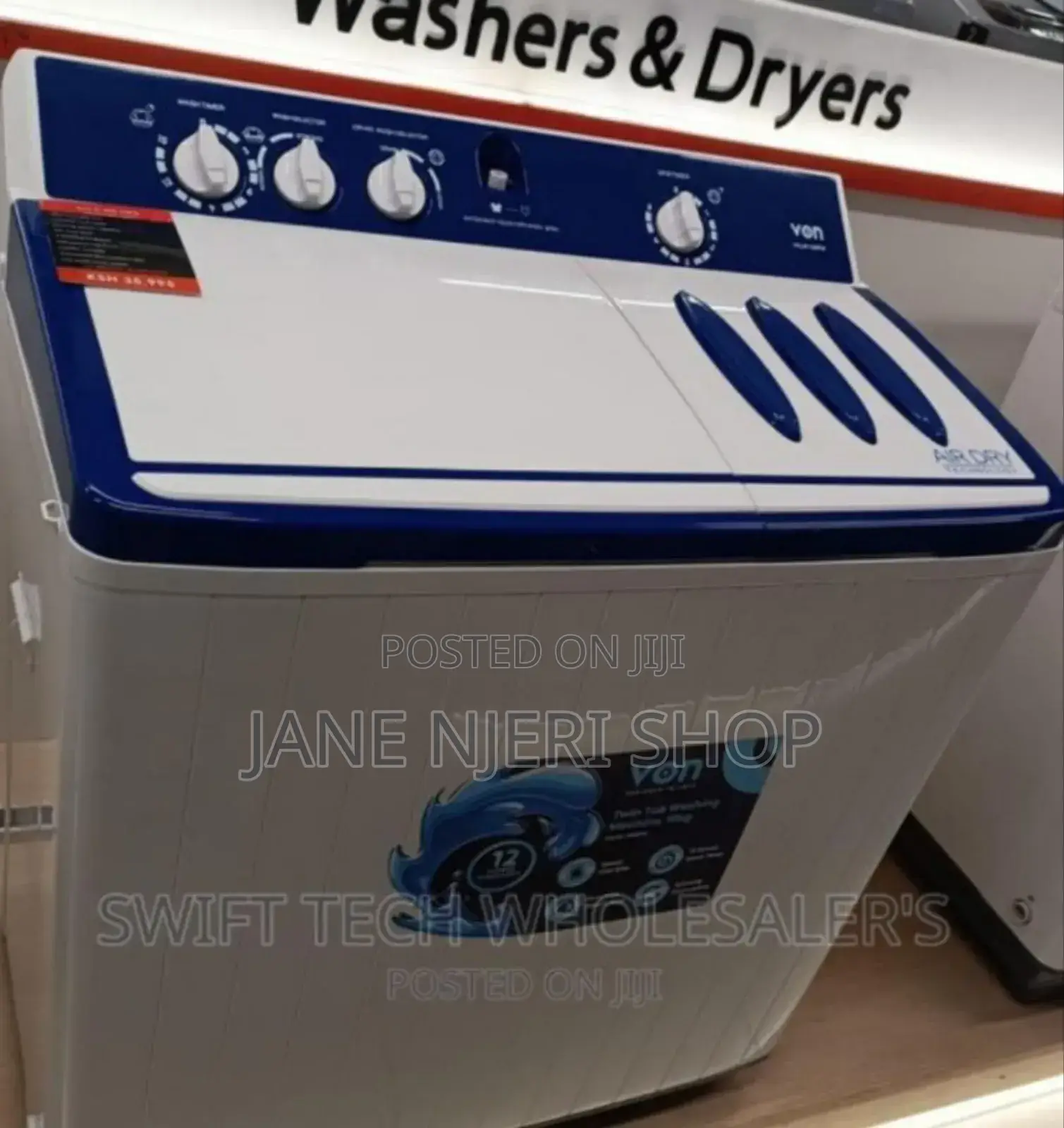 Best Quality Von Washing and Dry 10kgs