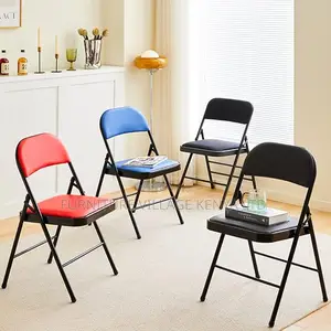 Office Chair :Vinyl Foldable Office Chair