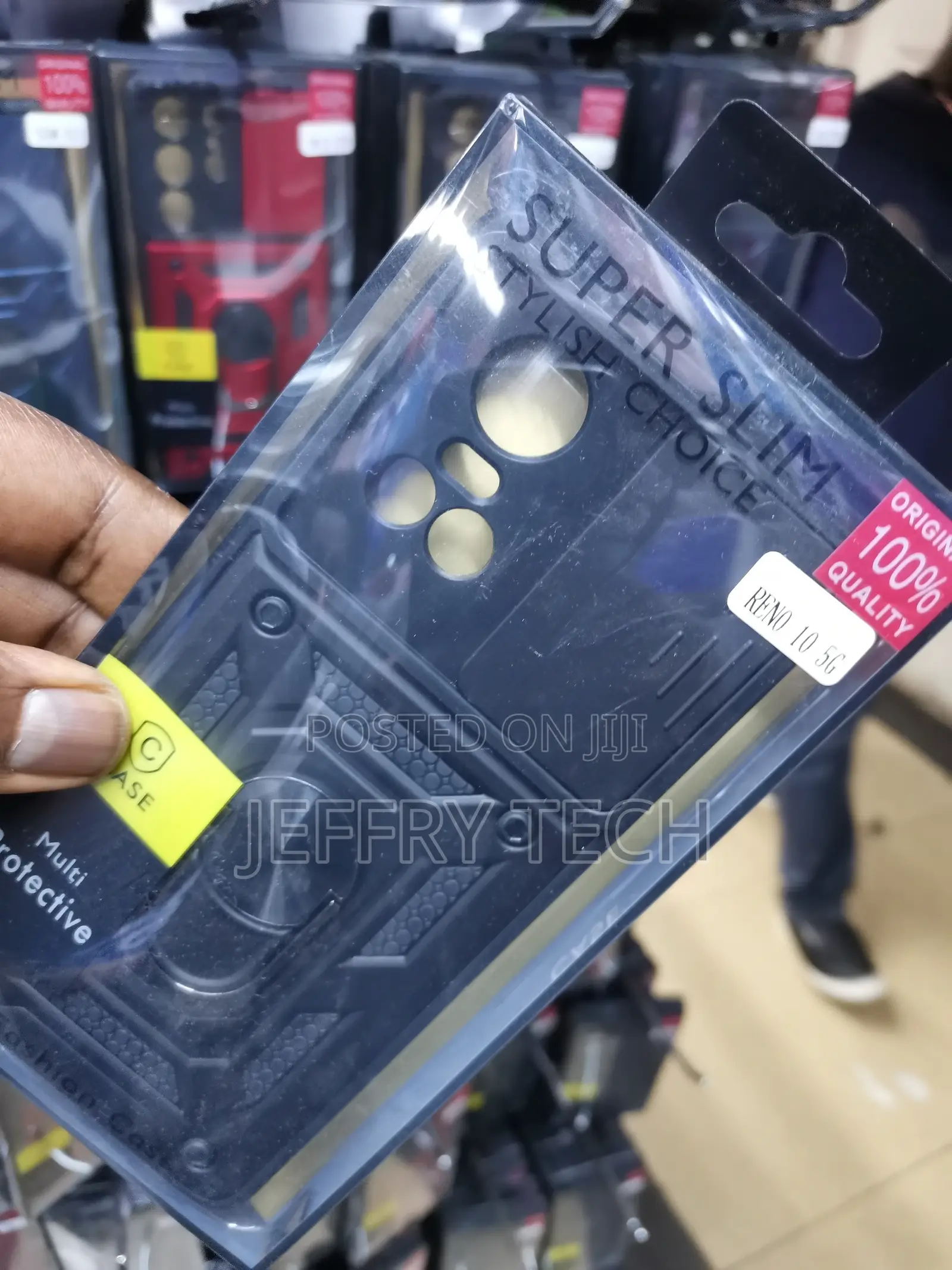 Cameshield Hard Case for Oppo Reno 10 5G With Ring-Black