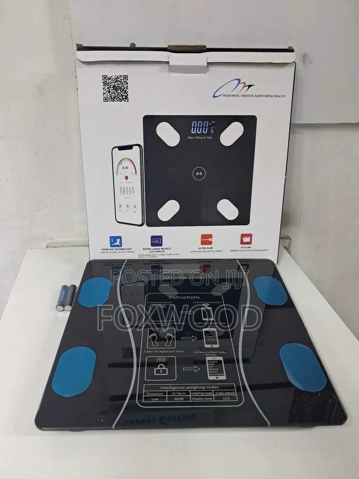 LCD Bluetooth Personal Smart Weighing Scale