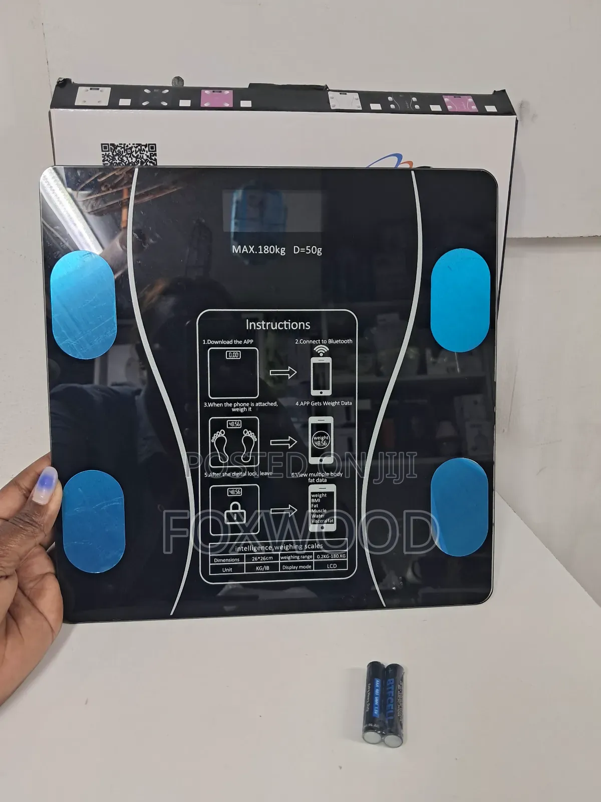 LCD Bluetooth Personal Smart Weighing Scale