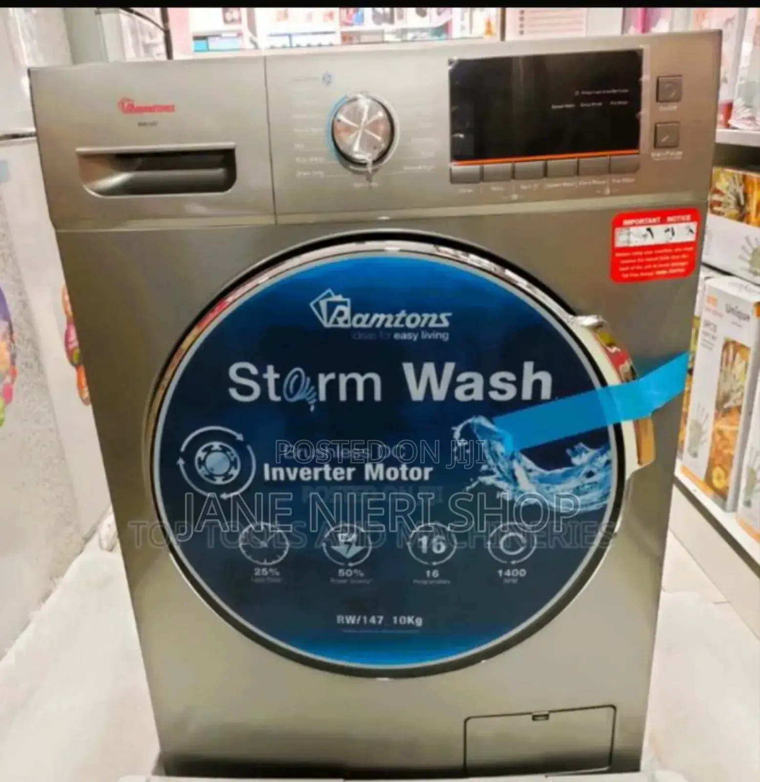 Mika 10kgs Washing Machine