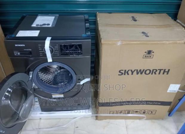 8kgs Front Load Skyworth Washing Machine