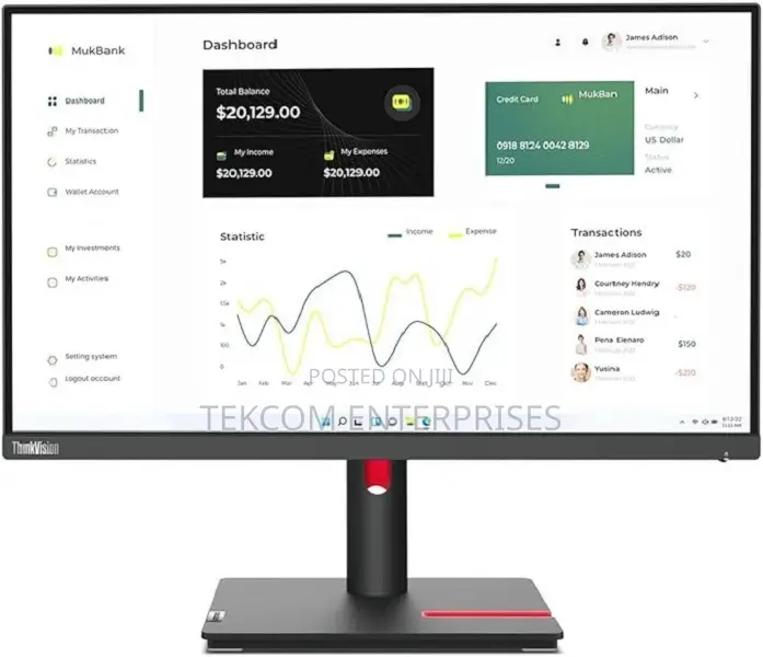 Lenovo Thinkvision P24h-30 23.8 Inch Monitor