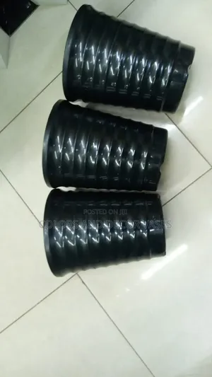 Vases in Black Planters