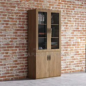 Cabinets: Modern 2-Door Wooden Office Storage Unit