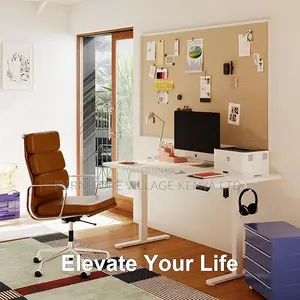 Office Desk: Motorized Height Electric Desk