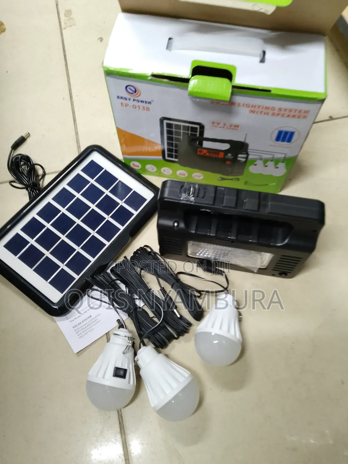 Solar Lightning Bulb, Emergency Light