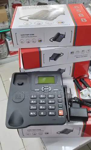 Quality GSM Fixed Wireless Phone 6588 With Simcard Slot