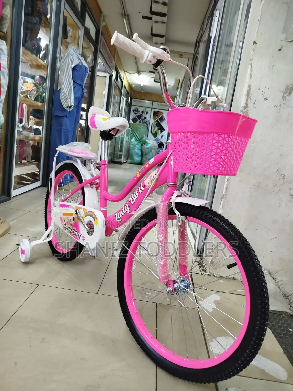 Girls Bike With Training Wheels
