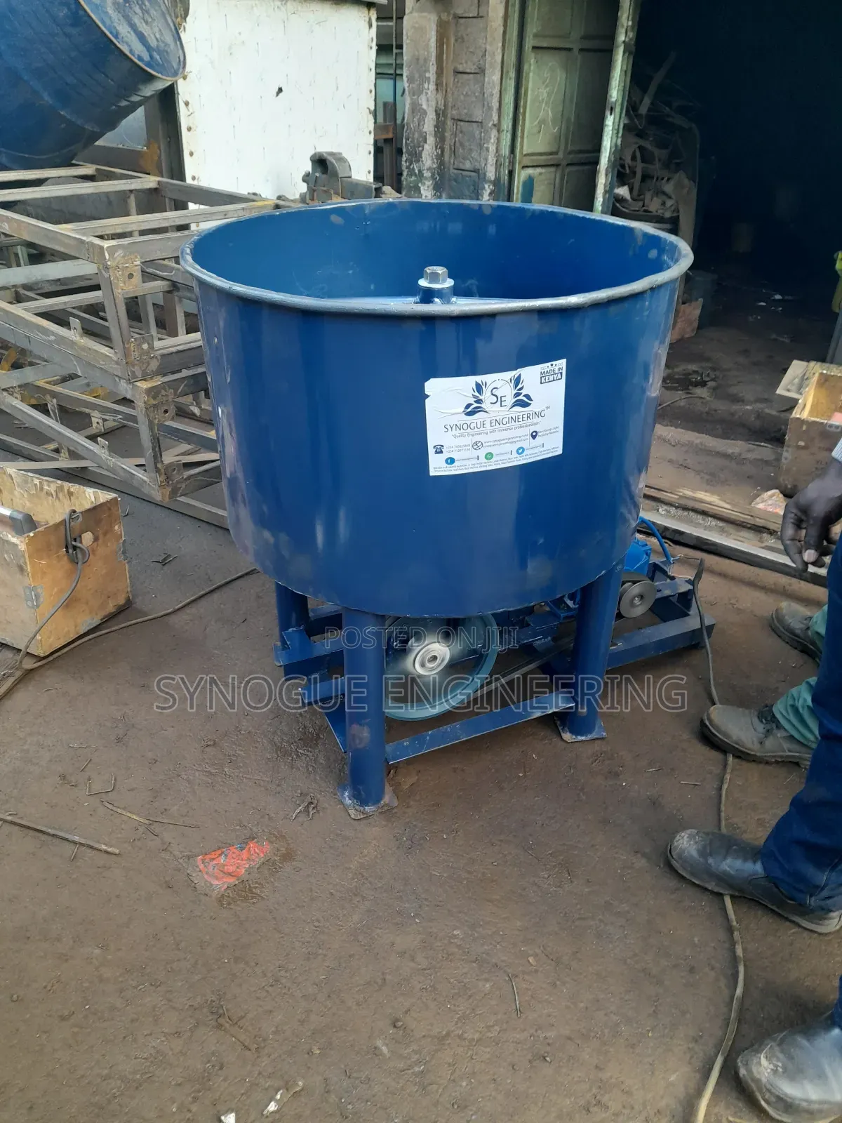 Concrete Pan Mixer