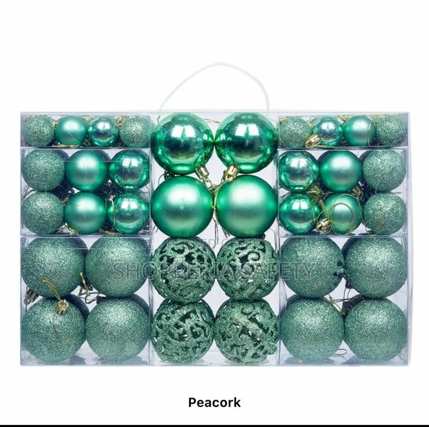 101 PCS Christmas Decorators- Peacork Color