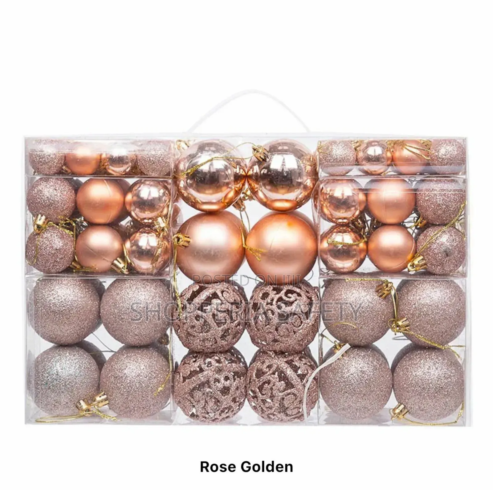 Rose Golden Christmas Decorations- 101 PCS