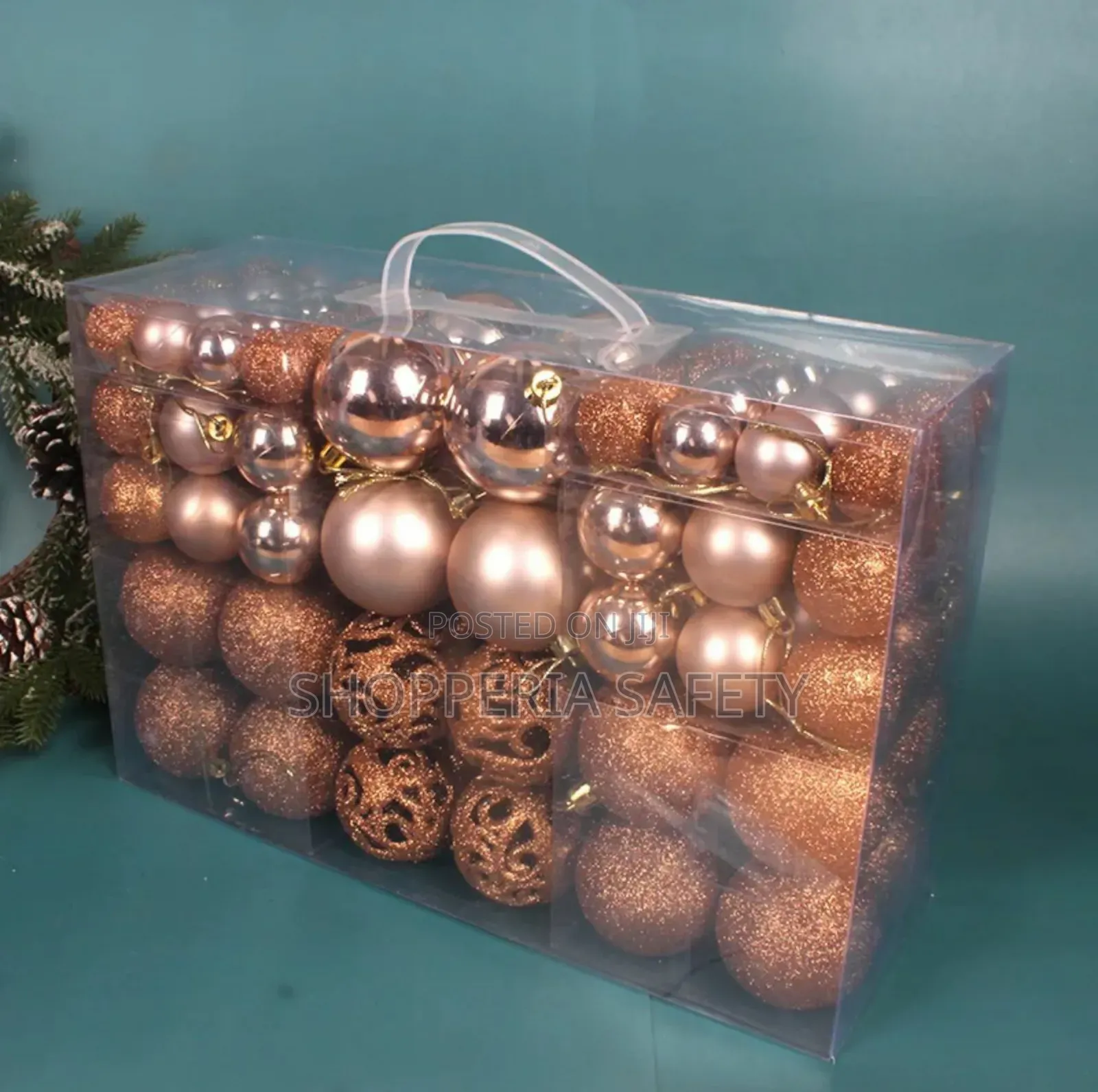 Rose Golden Christmas Decorations- 101 PCS