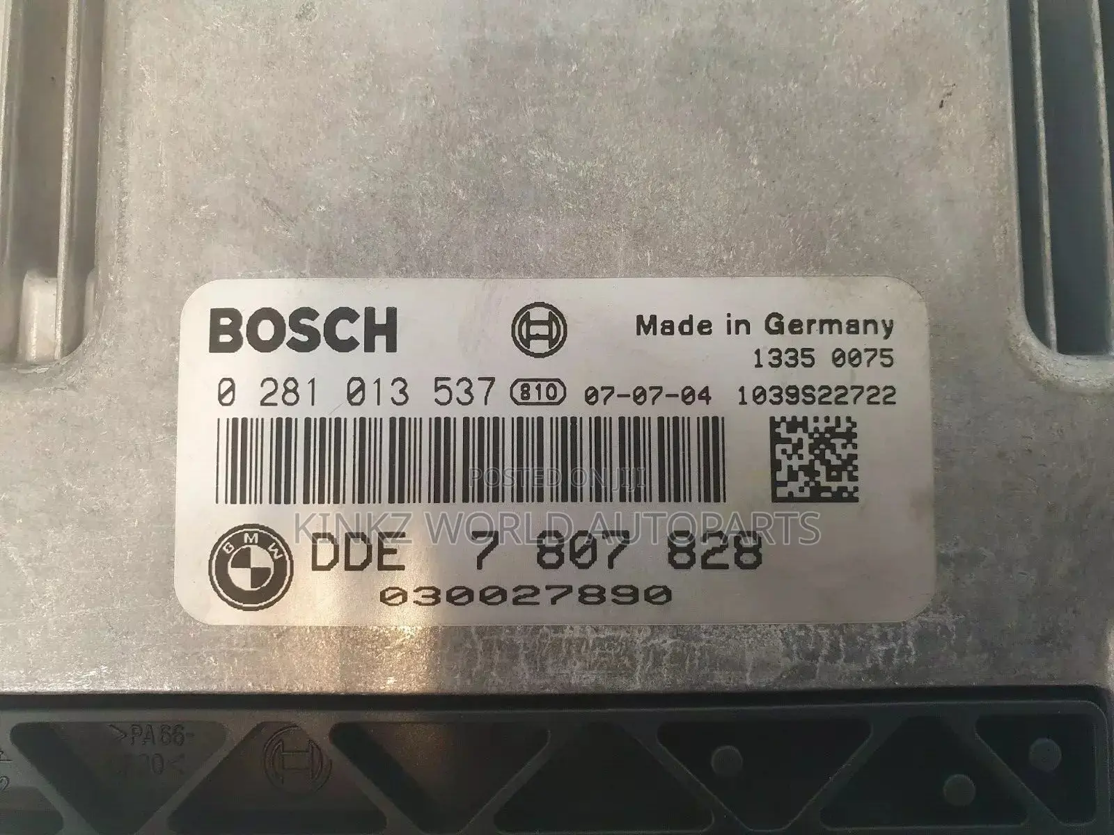 BMW E81 E82 2.0 N47 Engine Control Unit Ecu Dde 7807828