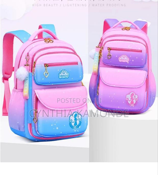 Girls Backpacks Shades: Pink Blue and Purple