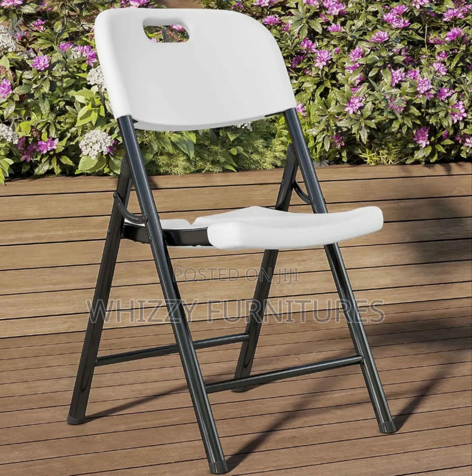 White Foldable Seat