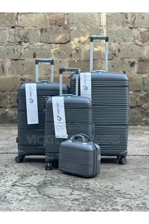 4 in 1 Unbreakble Laxurious Rubber Suitcase Travel Bag