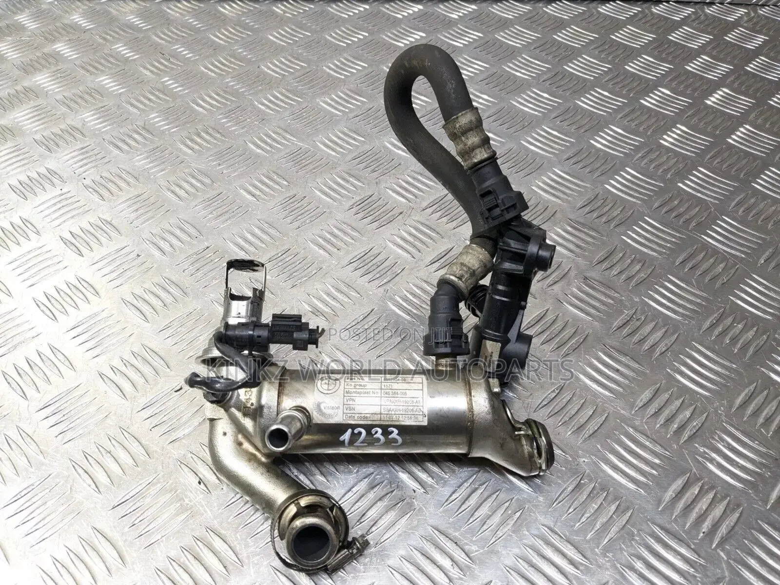 BMW E70 X5 Egr Valve Cooler 3.0D N57D30A DIESEL 8507334 2011
