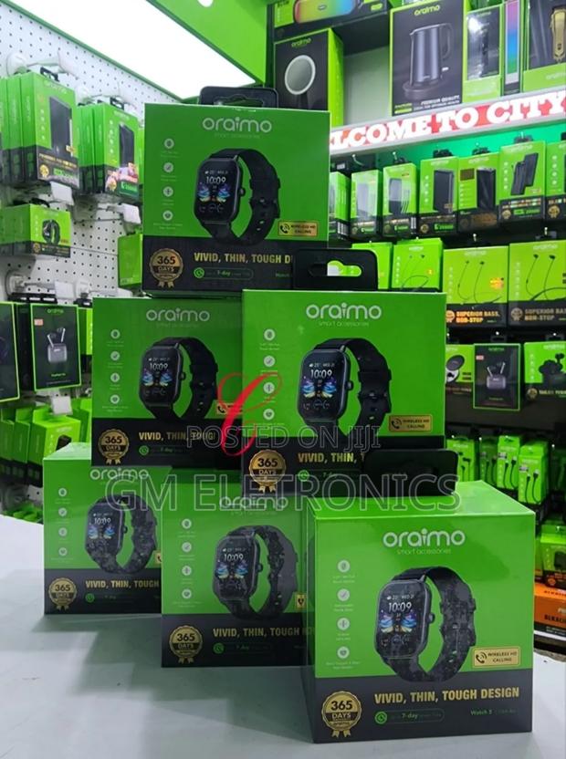 Oraimo Watch 5 Smart Watch- Black - main view