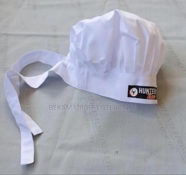 Fashion Branded White Chef Hat - main view